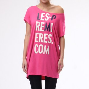 Fashion Online Brand based in Hong Kong and Dongguan :: Summer 2012 Official Oversize Tee in pink