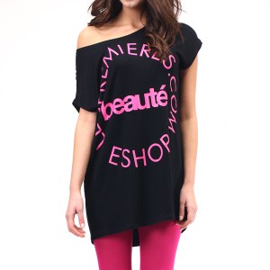 Fashion Online Brand based in Hong Kong and Dongguan :: Spring 2012 Beauté Tee in black