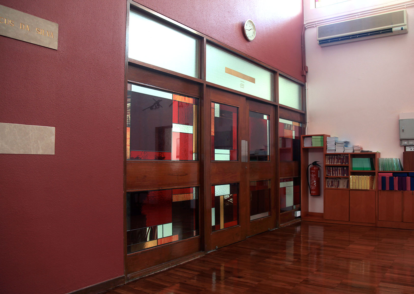 Ricci Hall Chapel :: revamp with stained glass design