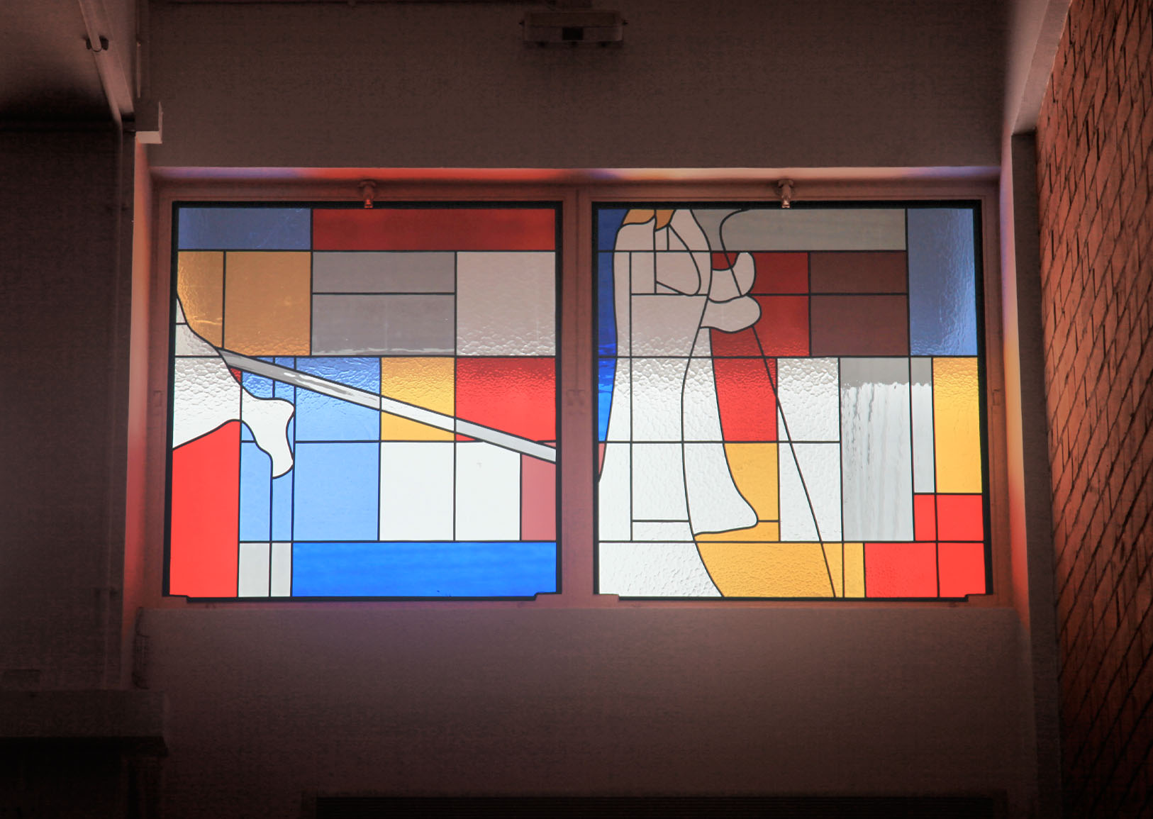 Ricci Hall Chapel :: revamp with stained glass design