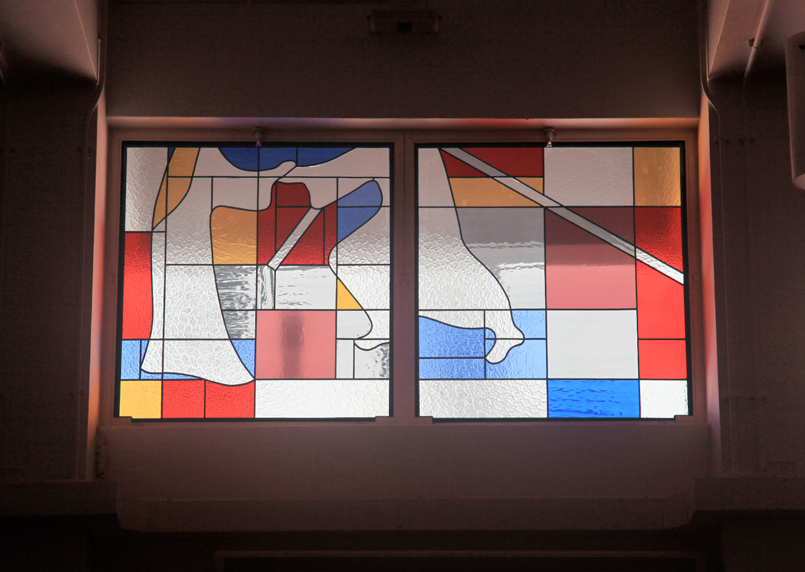 Ricci Hall Chapel :: revamp with stained glass design