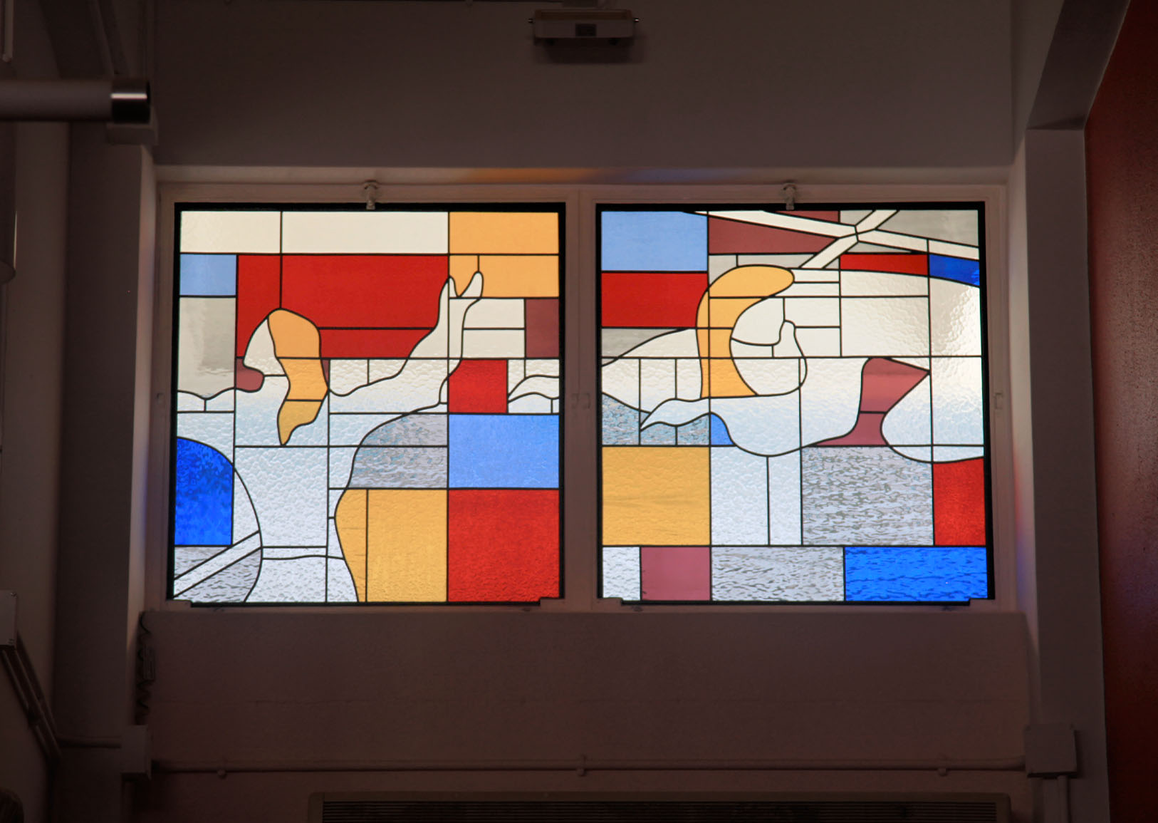 Ricci Hall Chapel :: revamp with stained glass design