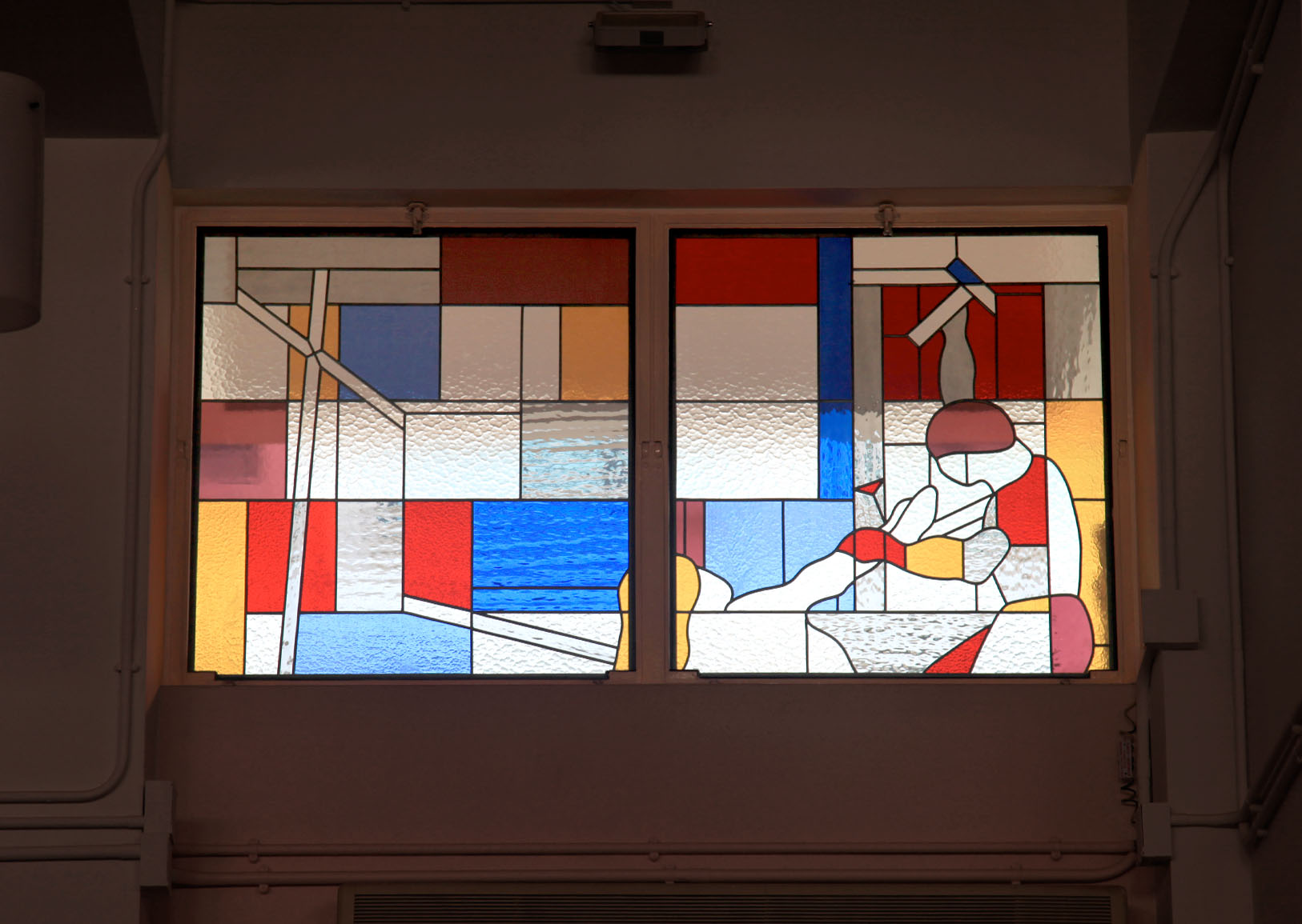 Ricci Hall Chapel :: revamp with stained glass design