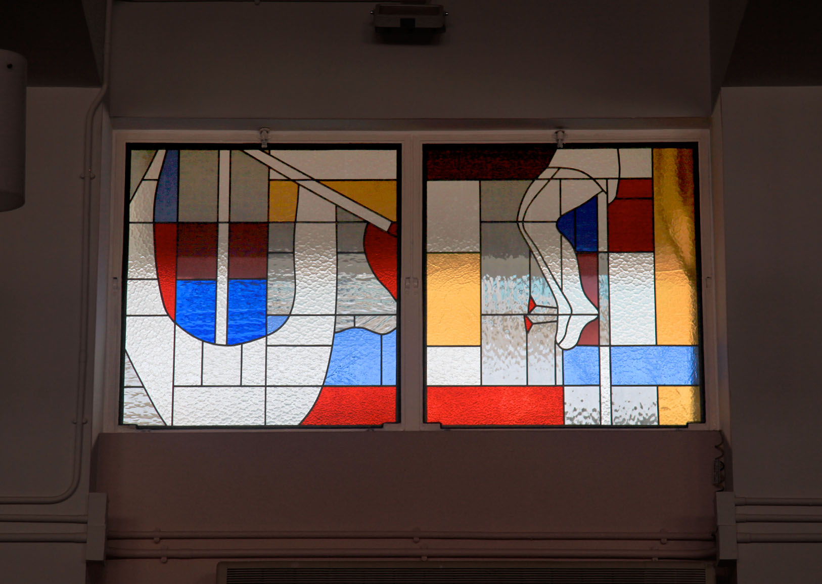 Ricci Hall Chapel :: revamp with stained glass design