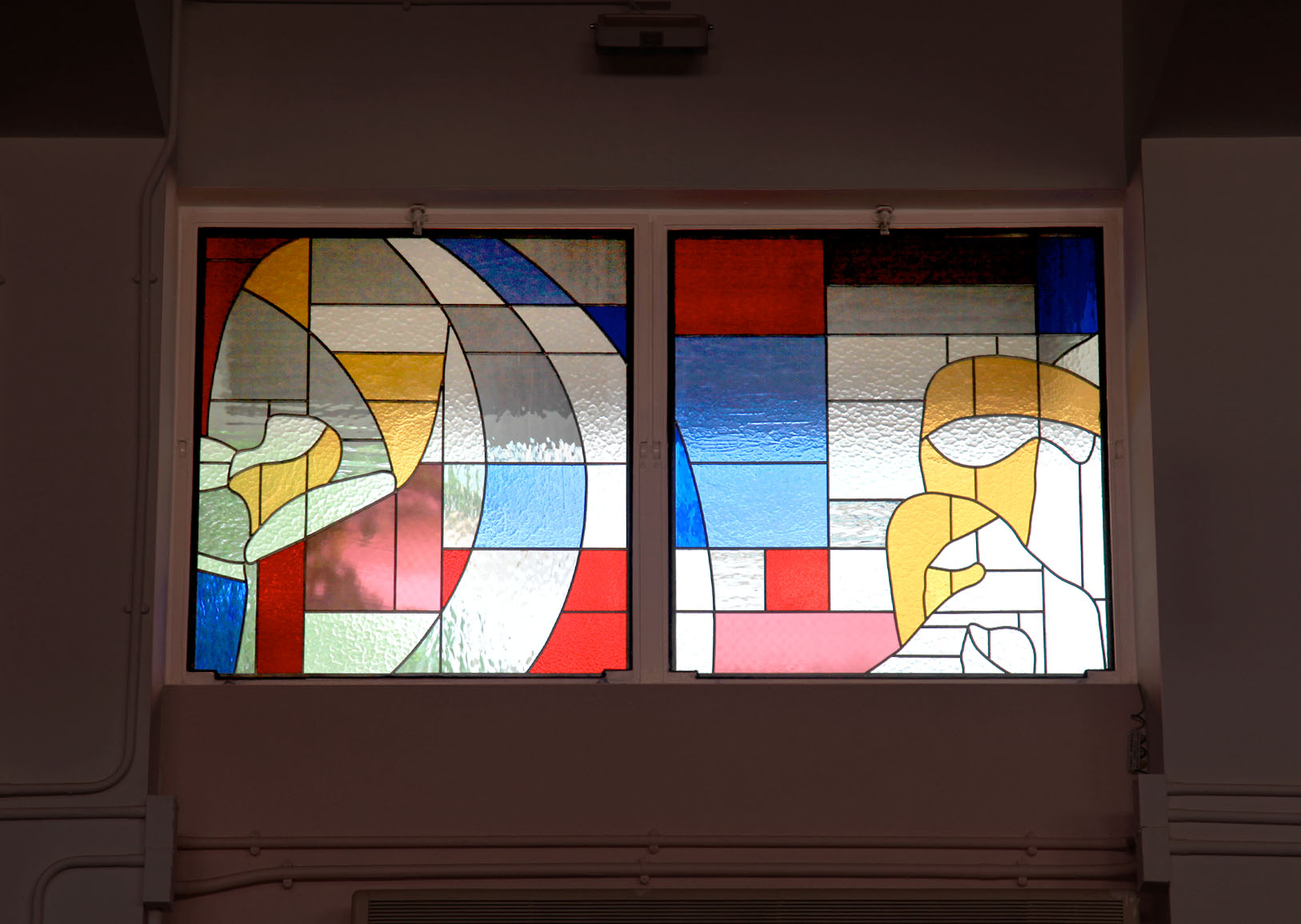Ricci Hall Chapel :: revamp with stained glass design