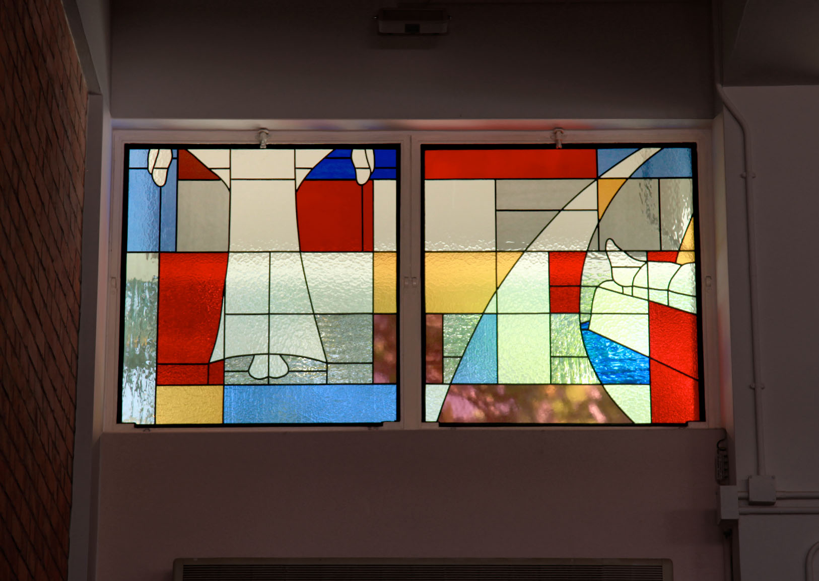 Ricci Hall Chapel :: revamp with stained glass design