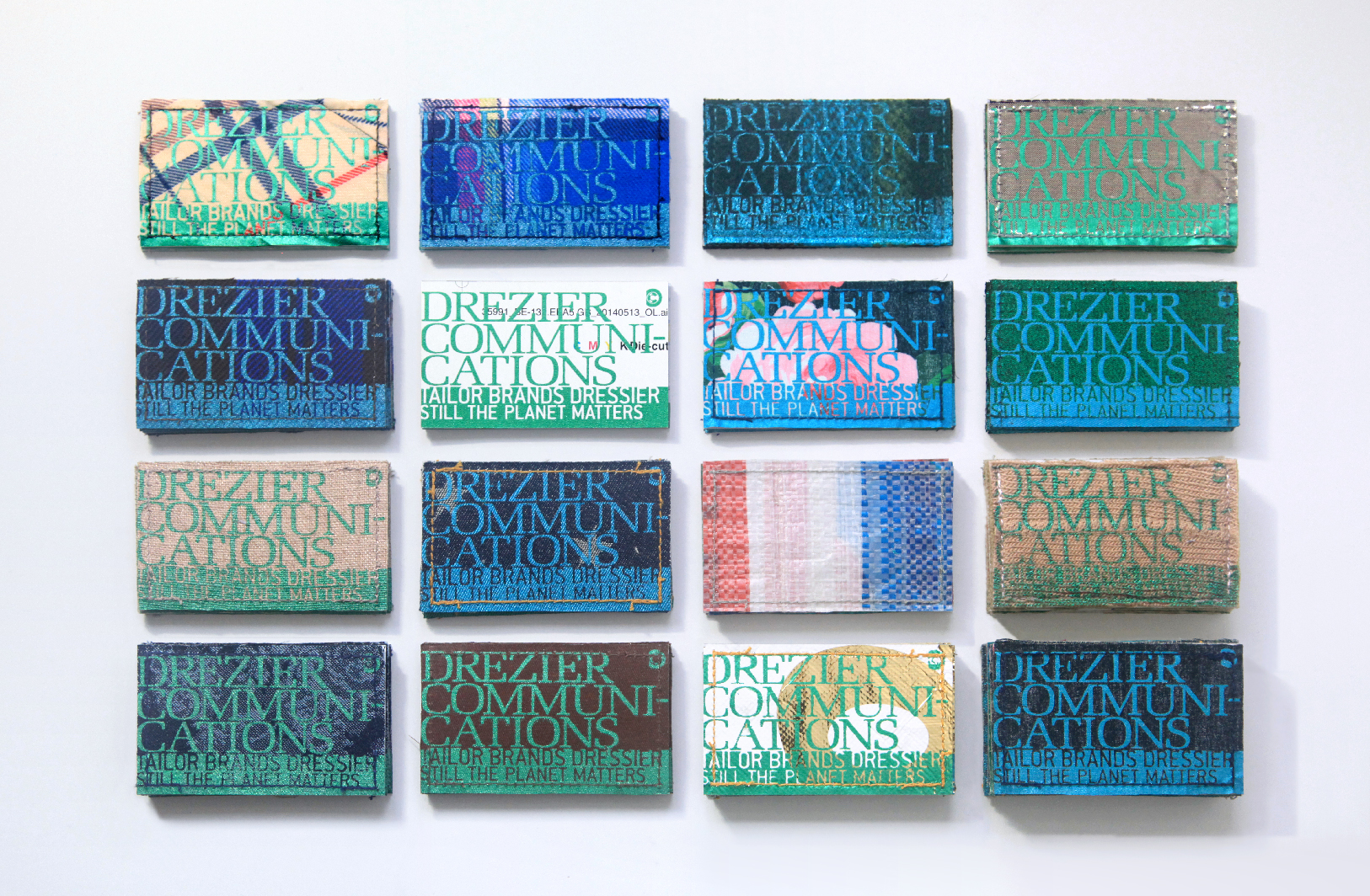 Drezier Communications :: Upcycling Name Cards