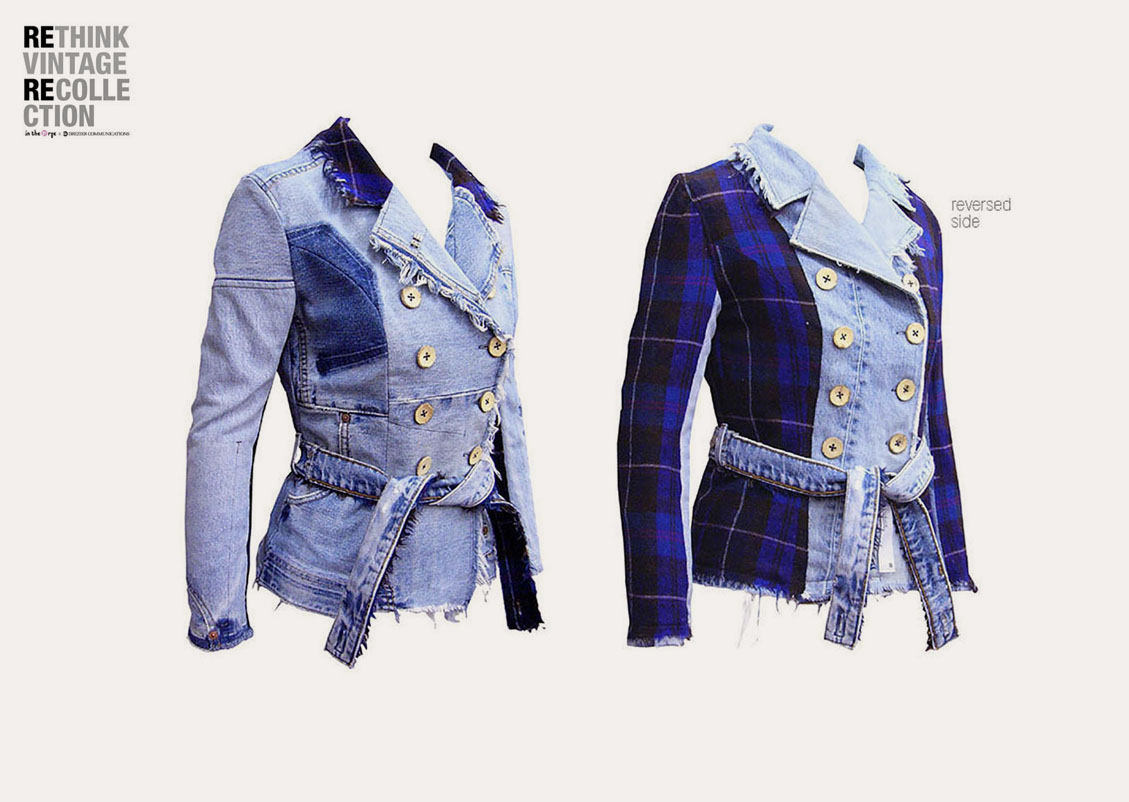 in the Rye x Drezier Communications :: Rethink Vintage femme blazer #01